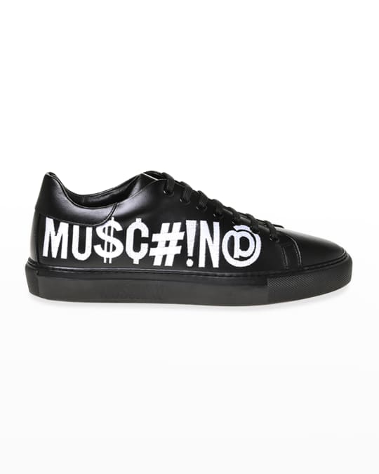 Moschino Men s Special Character Logo Low Top Sneakers