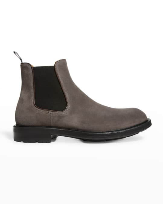 Magnanni Men's Waterproof Suede Chelsea Boots Neiman Marcus