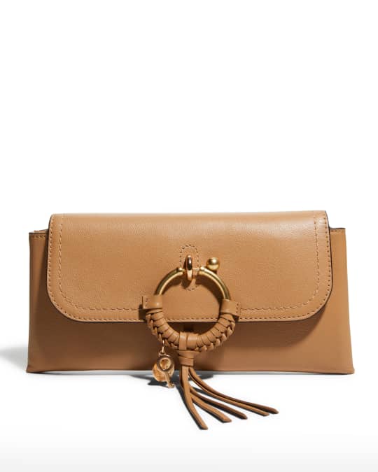 Leather clutch bag - Joan