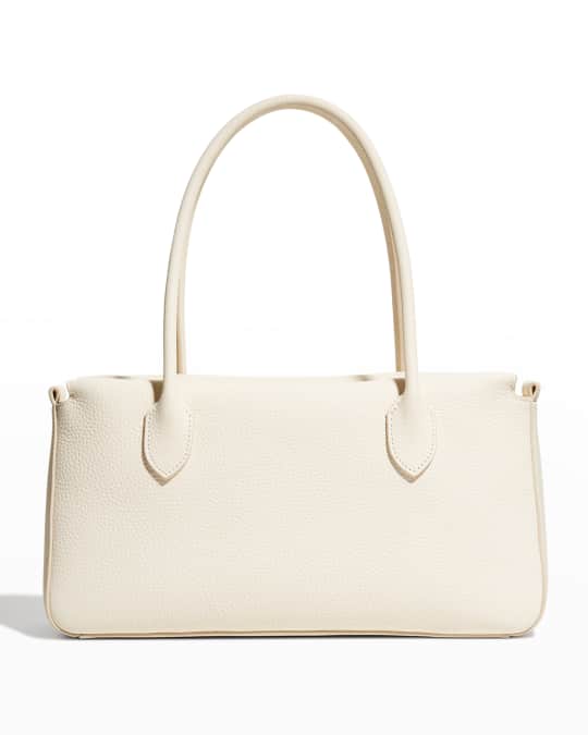THE ROW Pebbled Leather Top Handle Bag | Neiman Marcus