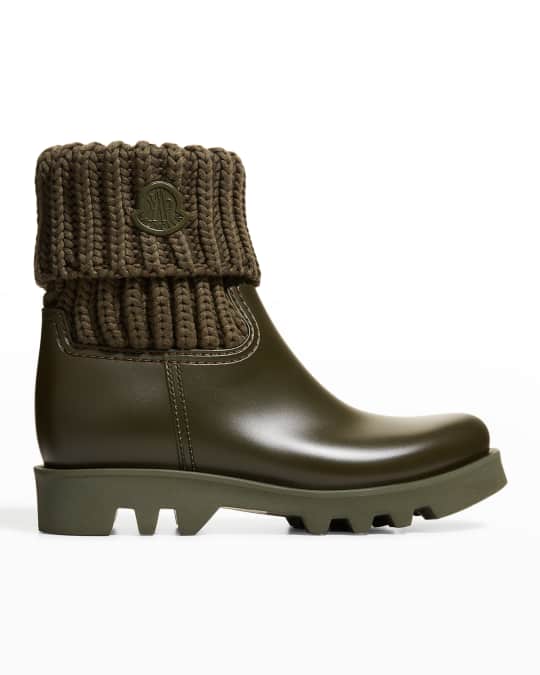 Ginette Knit Waterproof Rain Boots