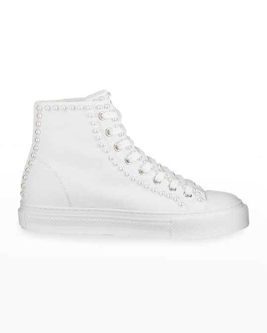 Stuart weitzman embellished sneaker hotsell