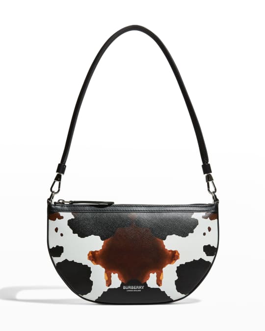 Small la Prima bag in tortoiseshell-design leather