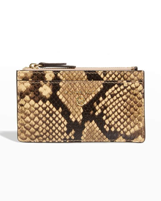 Brunello Cucinelli Snakeskin Printed Wallet - Neutrals Wallets