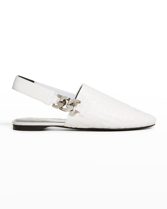 Napa Logo Flat Slingback Mules