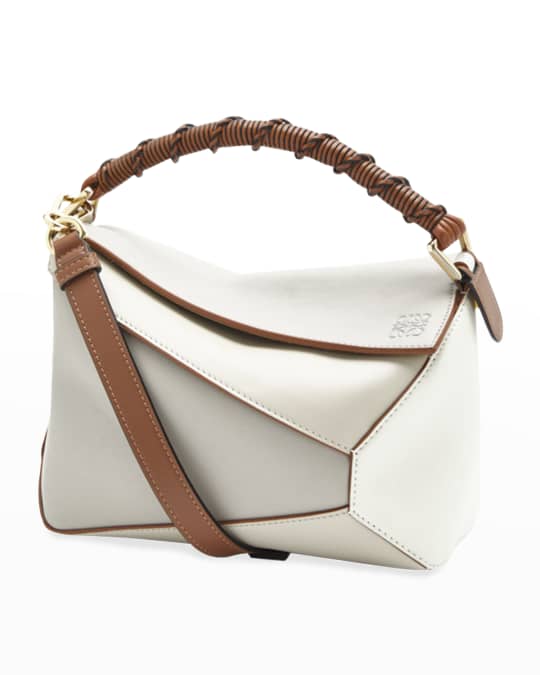 Loewe Puzzle Edge Small Bicolor Satchel Bag Neiman Marcus