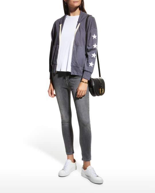 Monrow star hoodie discount