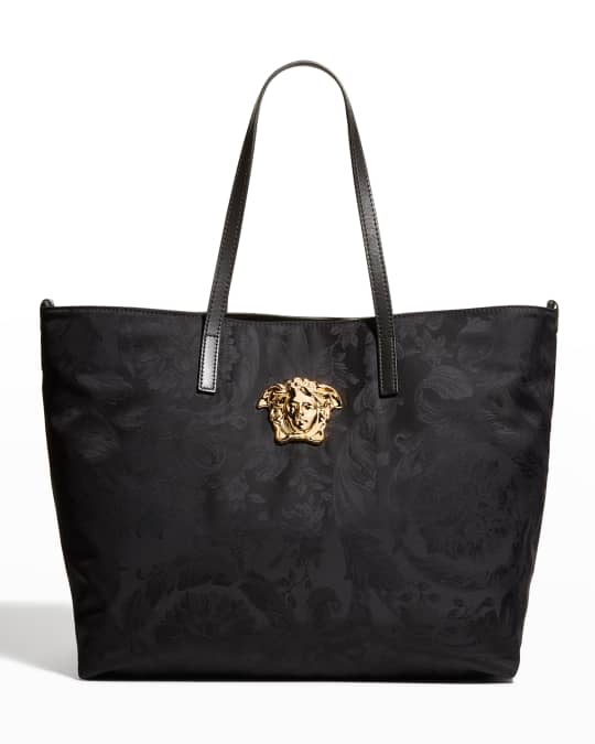 Medusa leather tote bag shop