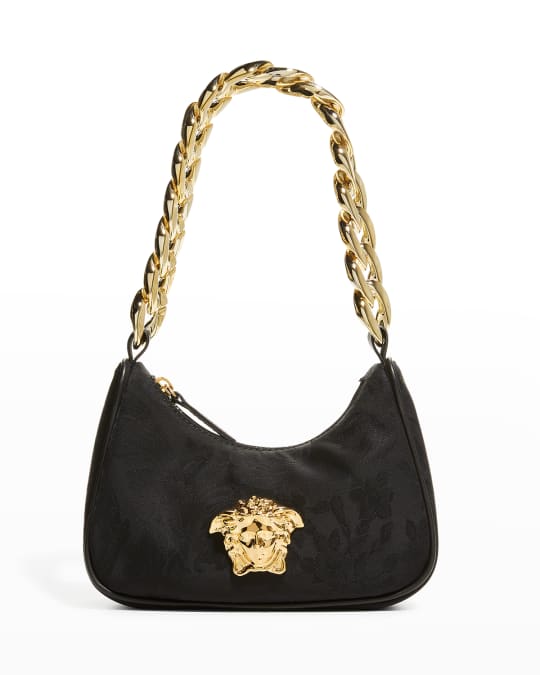 Girl s Medusa Head Floral Print Chain Shoulder Bag