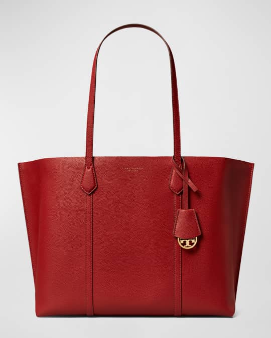 Perry Leather Shopper Tote Bag