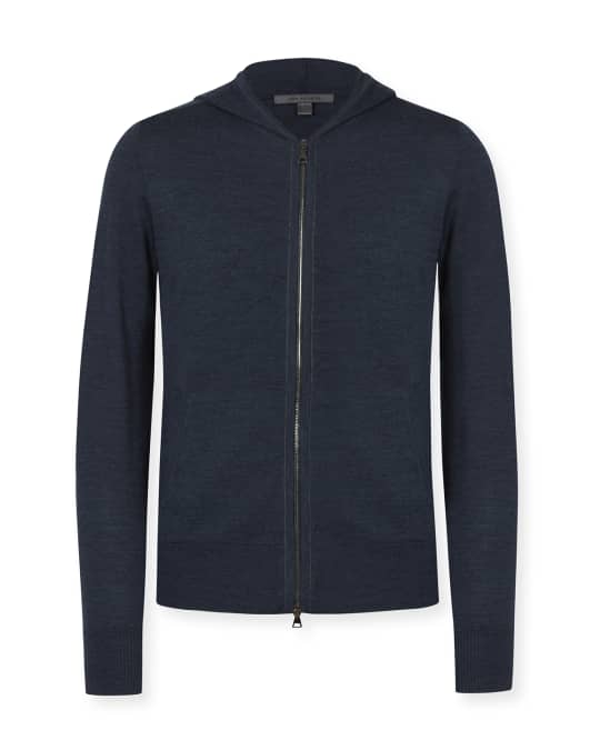John Varvatos Men's Wool Hooded Jacket Neiman Marcus
