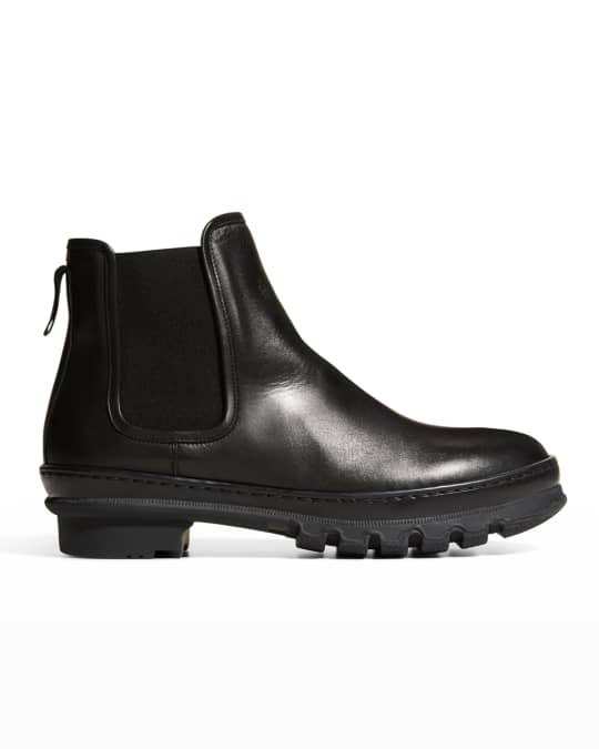 LEGRES Leather Short Chelsea Garden Boots | Neiman Marcus