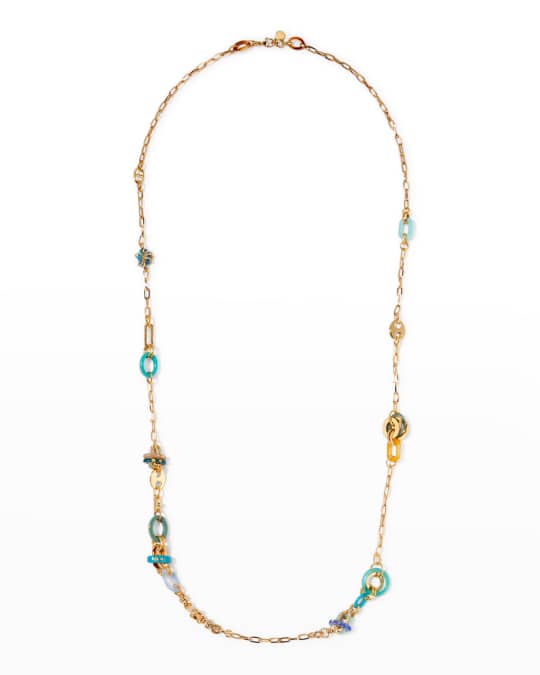 Prato Long Necklace in Multicolour Prato Long Necklace in Multicolour