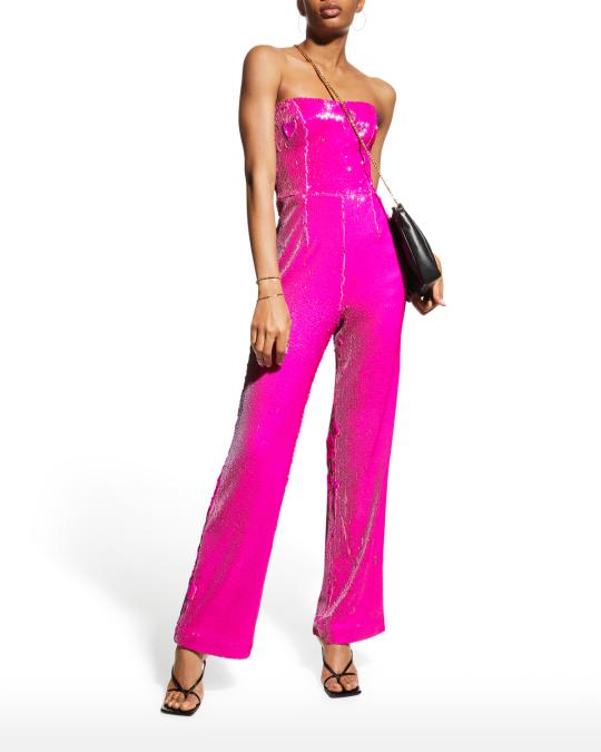 dress the population black sequin jumpsuit Dress the Population Victoria Sequin Jumpsuit, $316 | Nordstrom