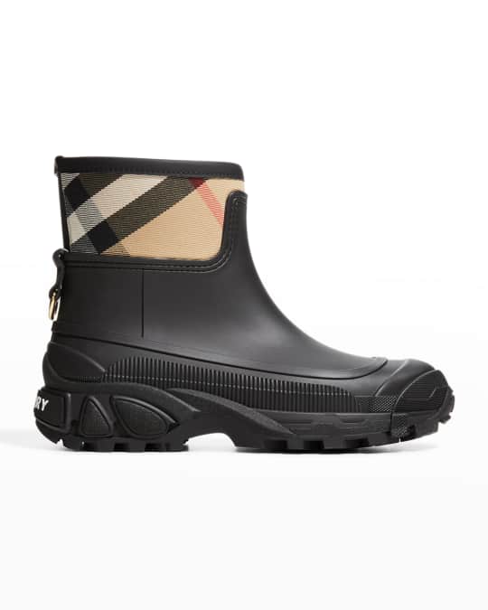 Burberry Ryan Vintage Check Rain Boots Neiman Marcus