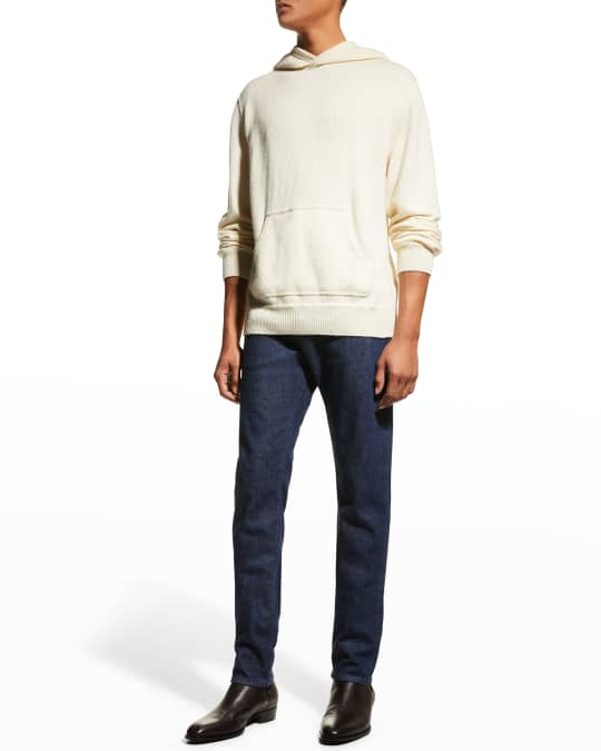 Isaia Men's Cashmere Pullover Hoodie Neiman Marcus