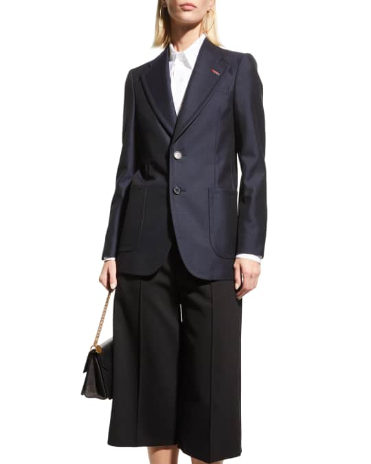 ジャケット MAISON MARGIELA WOOL SINGLE-BREASTED BLAZER JACKET Maison Margiela single-breasted Wool Blazer | Black | FARFETCH
