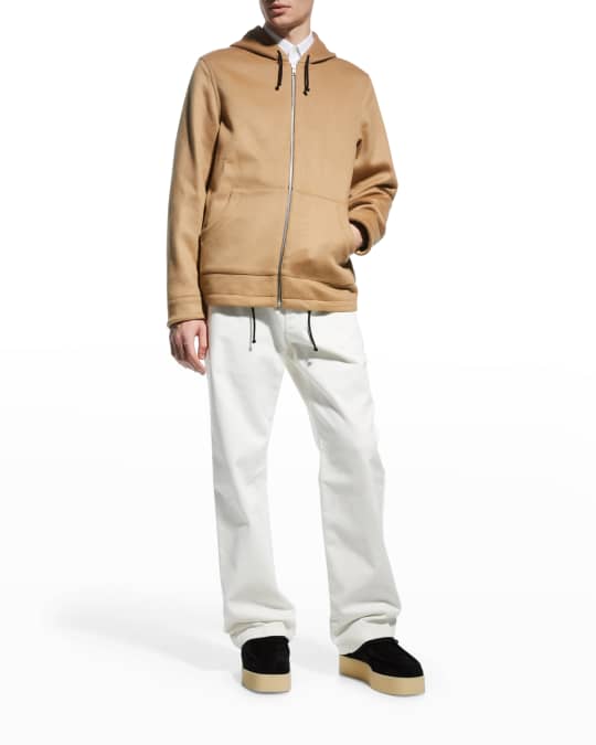 Marni Men's Wool Hooded Zip Jacket Neiman Marcus