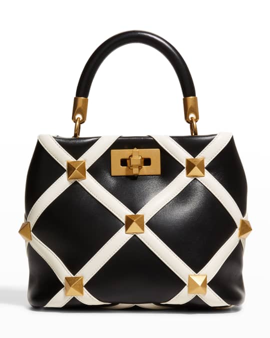 Valentino Garavani Small Roman Stud Quilt TopHandle Bag Neiman Marcus
