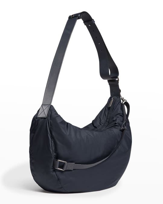 ZEGNA Men's Nylon Messenger Bag Neiman Marcus