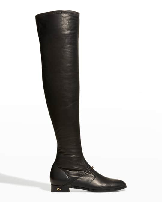 Jennifer Chamandi Silvio Leather Tall Boots Neiman Marcus