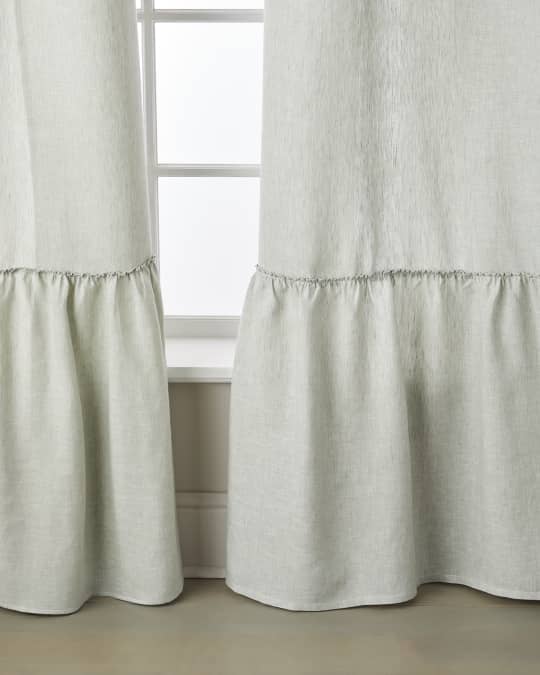 Caprice Linen Curtain, Single