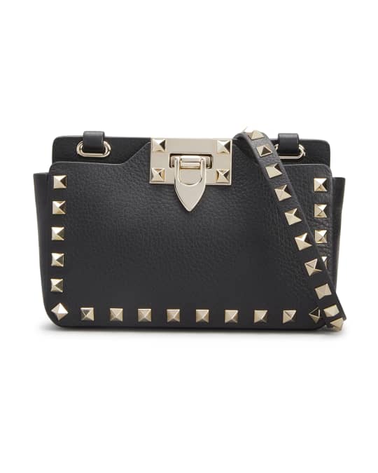 Valentino Garavani VRing Case Crossbody Bag in Black Diamond