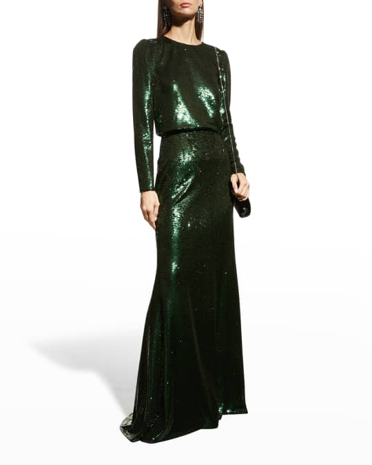 Carolina Herrera Sequin Evening Skirt | Neiman Marcus