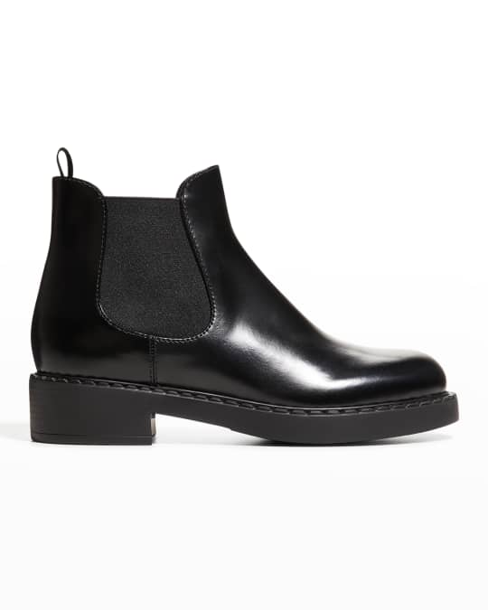 Chelsea Booties Prada Chelsea Monolith Boots Prada Calfskin