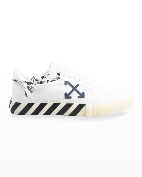 Off white arrow canvas sneakers top