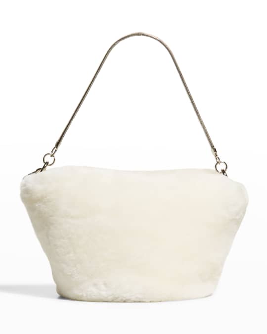 STUDIO AMELIA Momo Mini Shearling Shoulder Bag | Neiman Marcus
