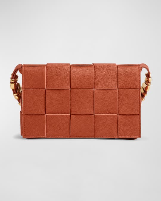 Bottega Cassette Woven Leather Crossbody Bag Neiman Marcus