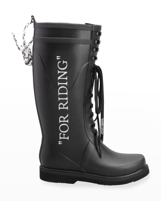 Off white best sale for riding boots
