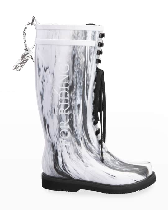 Neiman marcus white boots 2025