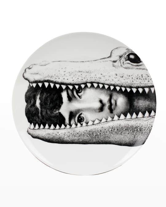 Fornasetti Tema E Variazioni n. 233 Crocodile Wall Plate | Neiman