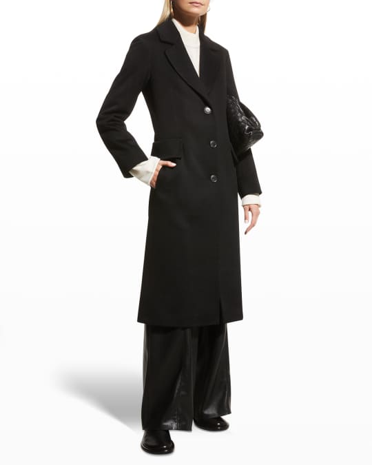 Taylor Notch Collar Cashmere Stroller Coat