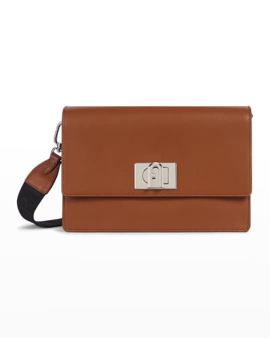 1927 Arch Logo Soft Leather Crossbody Bag