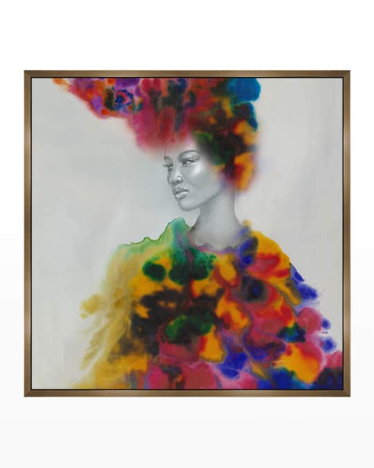 "Tie Dye Lady" Wall Art