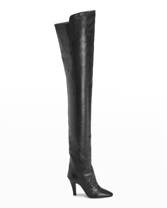 Saint laurent slouchy best sale boots