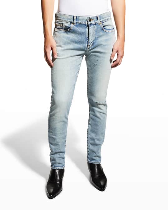 Saint Laurent Men's Slim Low-Fit Jeans | Neiman Marcus