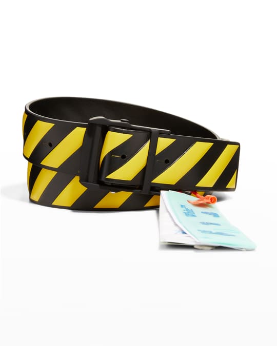 Off white deals striped belt