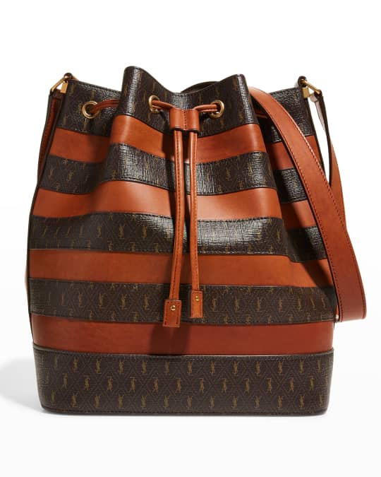Saint laurent monogram bucket bag on sale