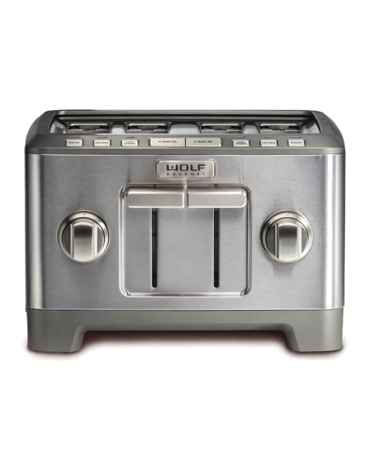 Wolf Gourmet 4Slice Toaster with Stainless Steel Knob Neiman Marcus