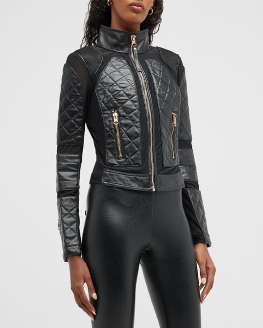 Neiman marcus black leather jacket shop
