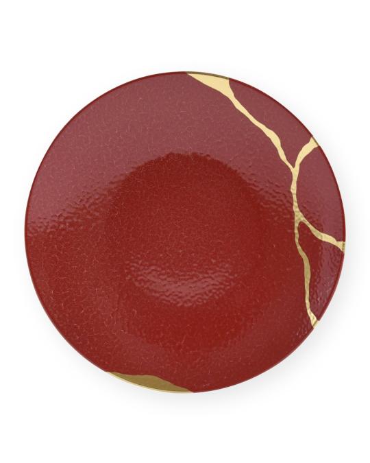 Bernardaud KINTSUGI Sarkis Coupe Salad Plate - Thumbnail 2