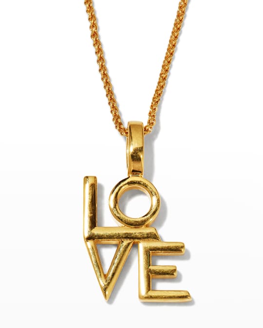Saint Laurent Love Charm Necklace Neiman Marcus