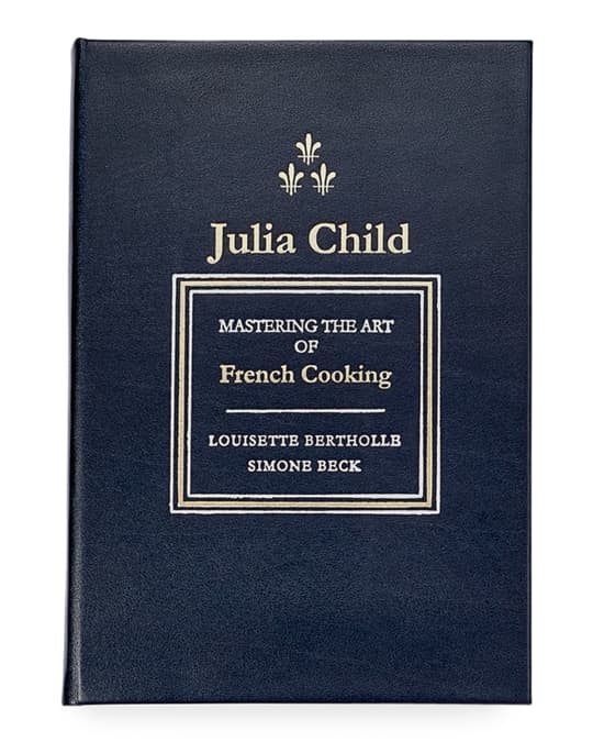 Julia Child Mastering The Art Of French Cooking Leather-Bound Book	