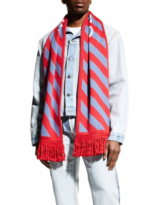 Off white arrow scarf top