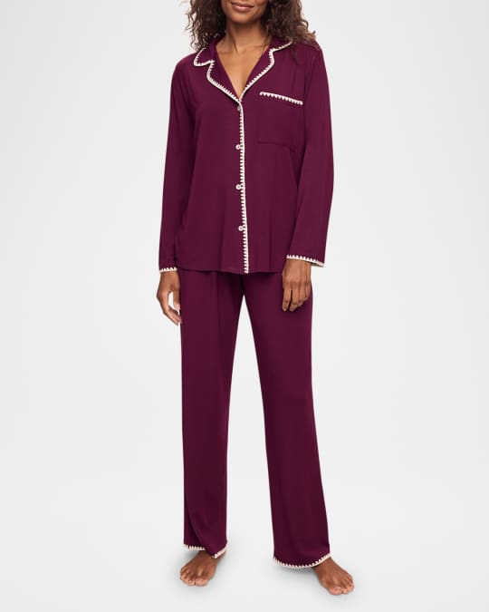 Frida Whipstitch Long Pajama Set