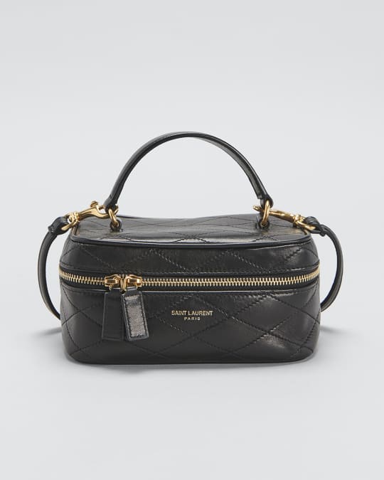 Vanity leather handbag